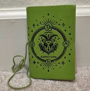 FREE w/ 2+ ITEMS | Green Capricorn Zodiac Journal